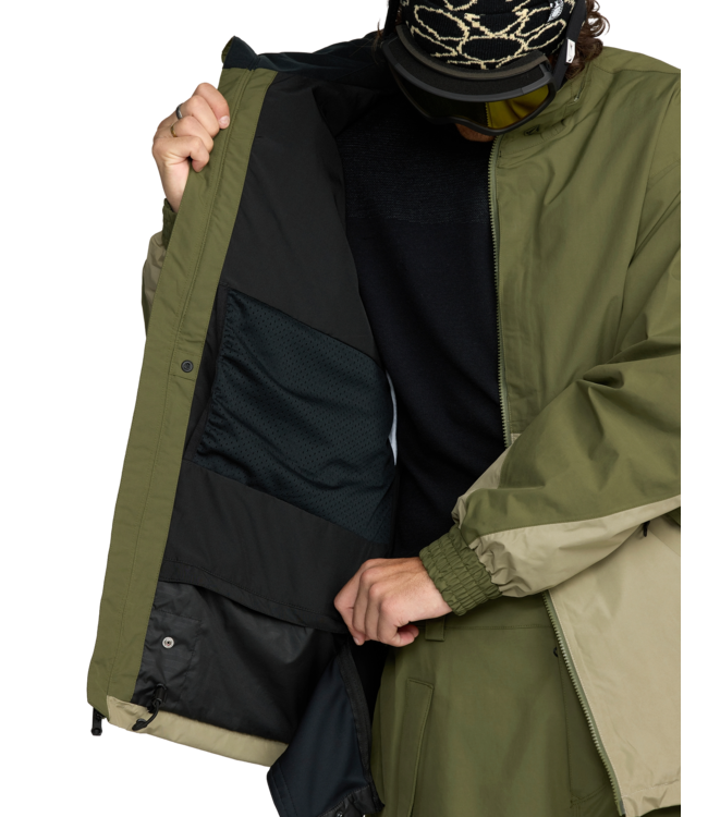 2026 VOLCOM LONGO GORE-TEX JACKET DARK OLIVE