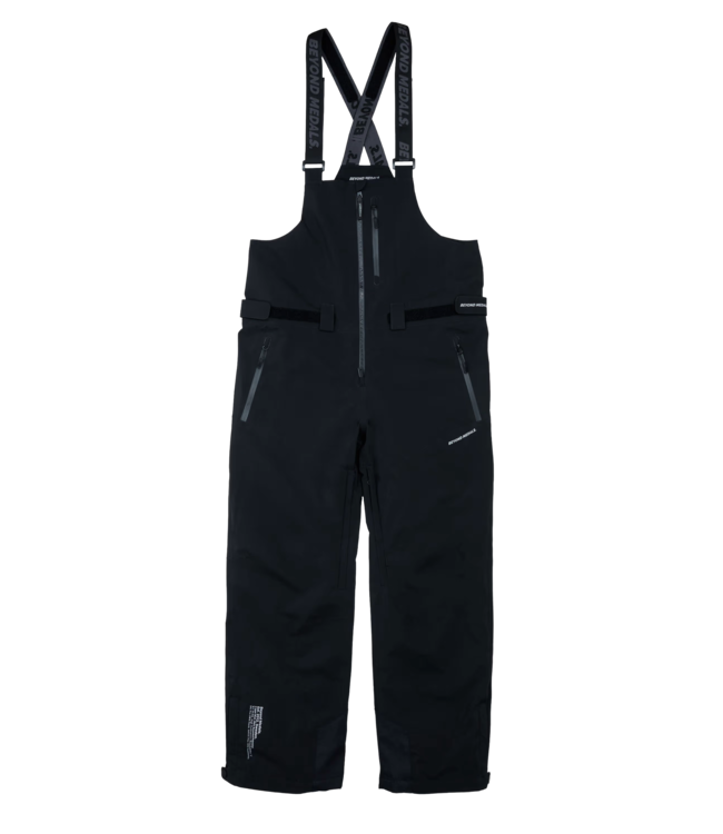 BEYOND MEDALS TECH 3L BIB PANTS BLACK 2026
