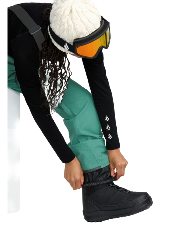 VOLCOM WOMENS SWIFT BIB OVERALL SPRUCE GREEN 2026