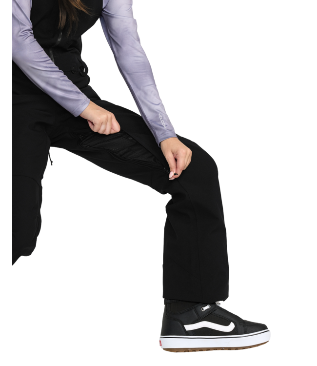 VOLCOM WOMENS SWIFT BIB OVERALL BLACK 2026