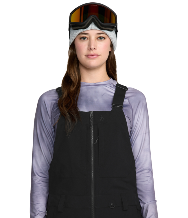 VOLCOM WOMENS SWIFT BIB OVERALL BLACK 2026