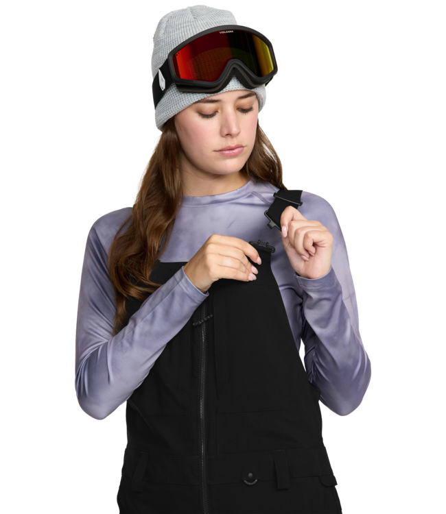 VOLCOM WOMENS SWIFT BIB OVERALL BLACK 2026