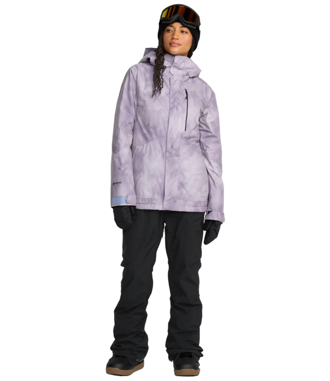 VOLCOM WOMENS ASH STRETCH GORE BIB OVERALL BLACK 2026