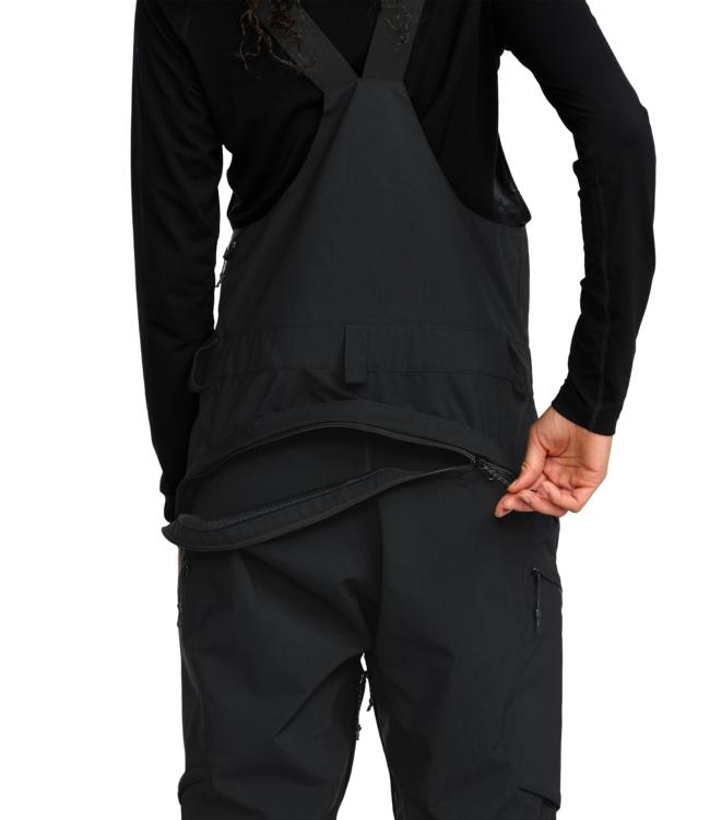 VOLCOM WOMENS ASH STRETCH GORE BIB OVERALL BLACK 2026