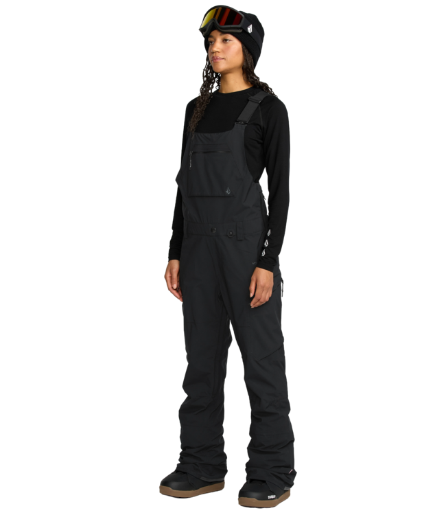 VOLCOM WOMENS ASH STRETCH GORE BIB OVERALL BLACK 2026