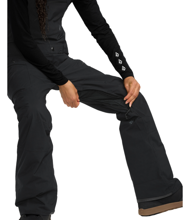 VOLCOM WOMENS ASH STRETCH GORE BIB OVERALL BLACK 2026