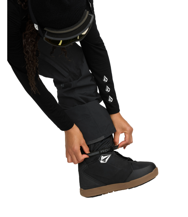 VOLCOM WOMENS ASH STRETCH GORE BIB OVERALL BLACK 2026