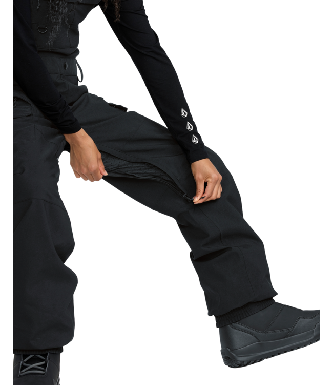 VOLCOM WOMENS CRESTON 3D STRETCH BIB OVERALL BLACK 2026