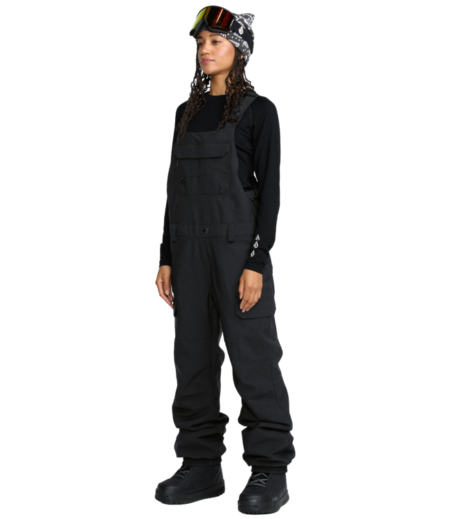 VOLCOM WOMENS CRESTON 3D STRETCH BIB OVERALL BLACK 2026