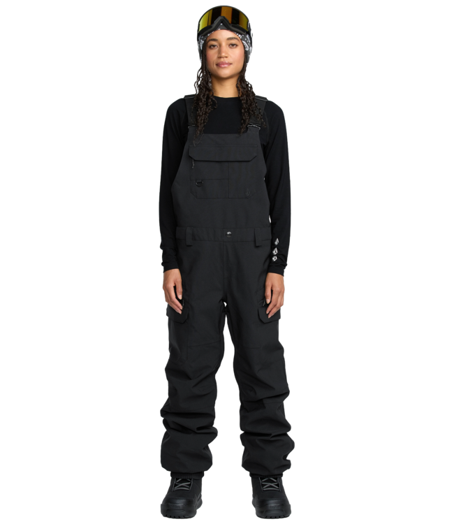 VOLCOM WOMENS CRESTON 3D STRETCH BIB OVERALL BLACK 2026