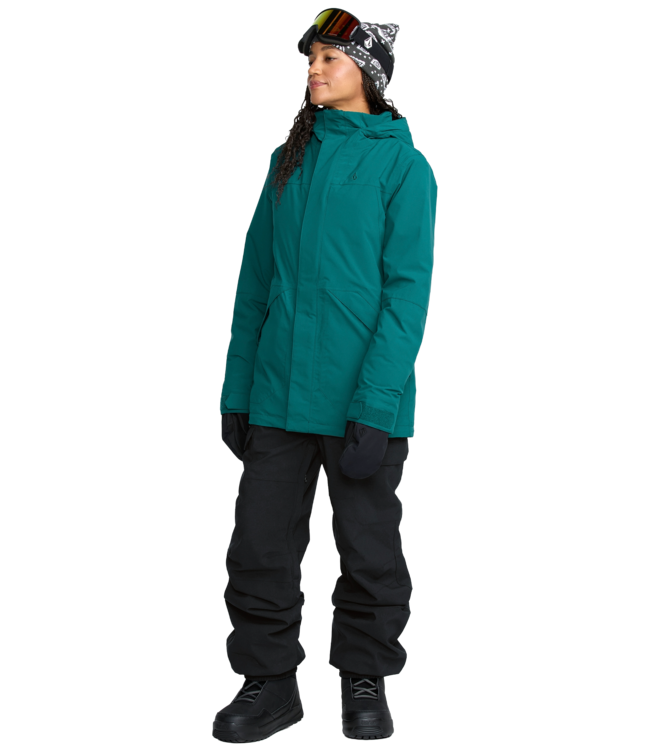 VOLCOM WOMENS CRESTON 3D STRETCH BIB OVERALL BLACK 2026