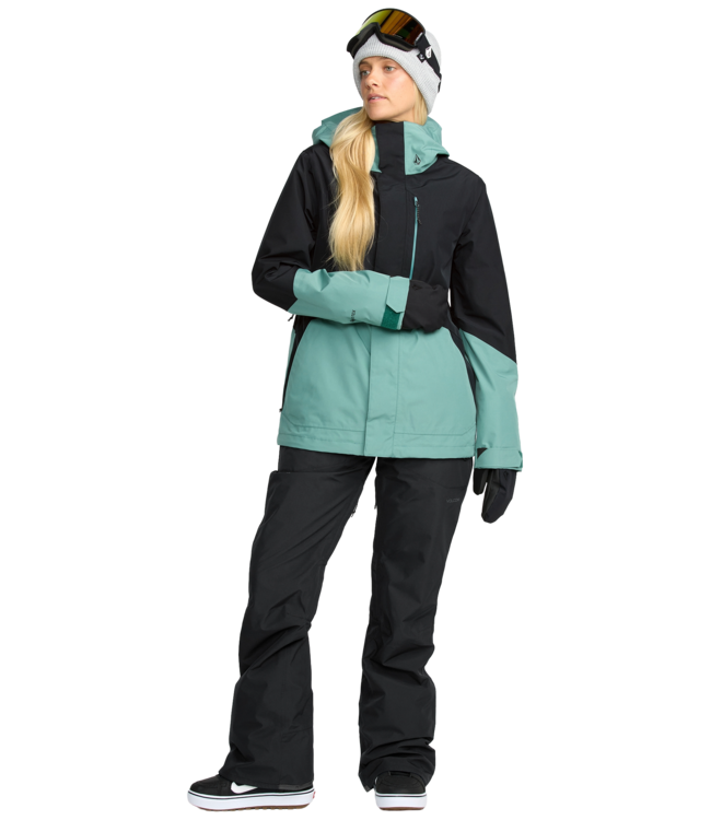 VOLCOM WOMENS KANYON INSULATED GORE PANT BLACK 2026