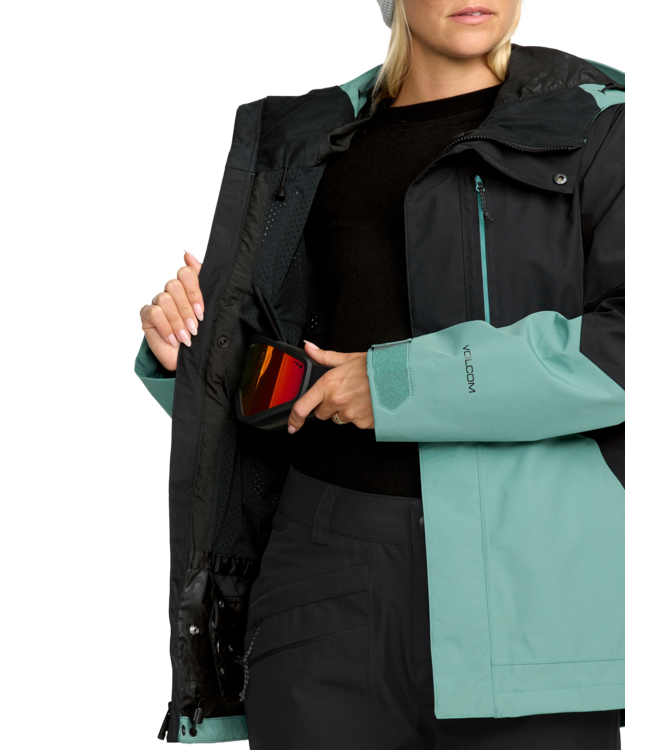 VOLCOM WOMENS V.CO ERAS INSULATED GORE JACKET ARCTIC BLUE 2026
