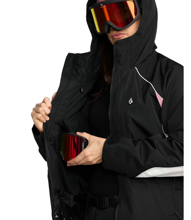 VOLCOM WOMENS STONE SMOKESHOW 20K JACKET BLACK 2026