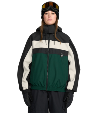 VOLCOM VOLCOM WOMENS DLM JACKET BLACK GREEN 2026