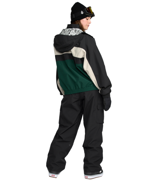 VOLCOM WOMENS DLM JACKET BLACK GREEN 2026