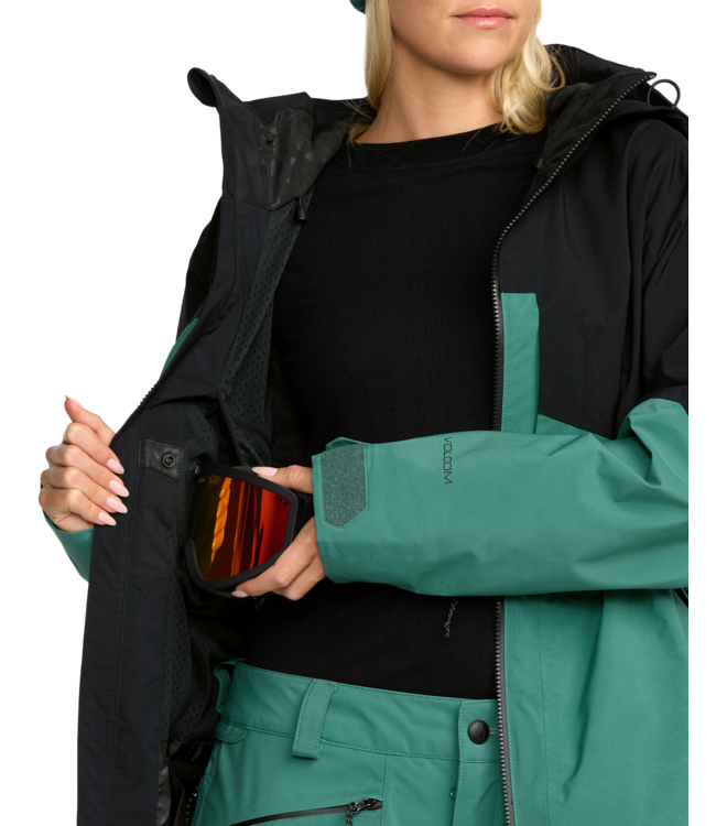 VOLCOM WOMENS AT STRETCH GORE-TEX JACKET SPRUCE GREEN 2026