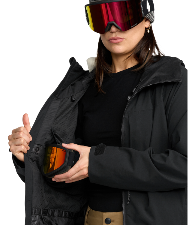 VOLCOM WOMENS CLOUDBREAKER STRETCH 30K JACKET BLACK 2026
