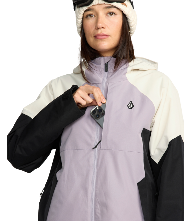 VOLCOM WOMENS AGATE INSULATED JACKET LAVENDER 2026