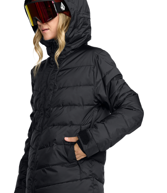 VOLCOM WOMENS ESTES PUFF JACKET BLACK 2026