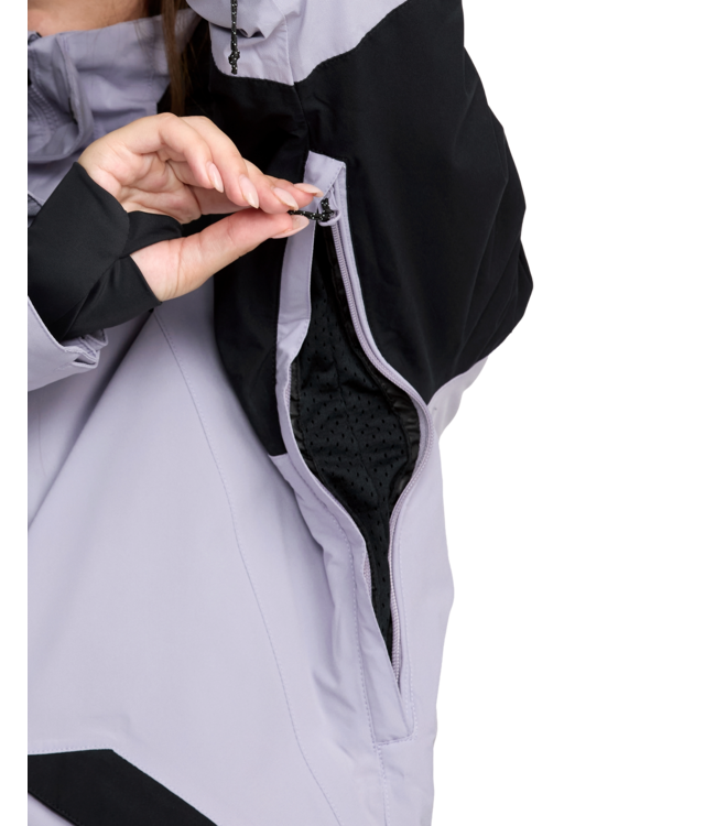 VOLCOM WOMENS SHELTER 20K 3D STRETCH JACKET LAVENDER 2026