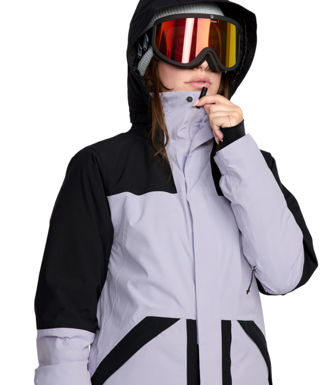 VOLCOM WOMENS SHELTER 20K 3D STRETCH JACKET LAVENDER 2026