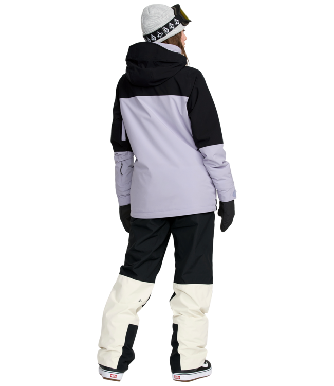 VOLCOM WOMENS SHELTER 20K 3D STRETCH JACKET LAVENDER 2026