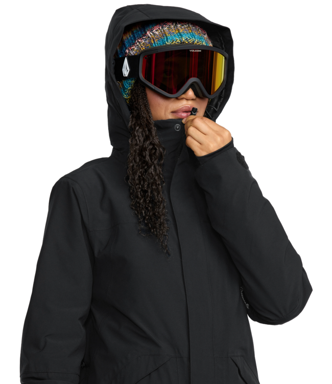 VOLCOM WOMENS SHELTER 20K 3D STRETCH JACKET BLACK 2026