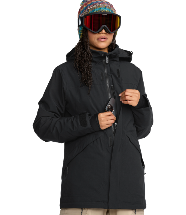 VOLCOM WOMENS SHELTER 20K 3D STRETCH JACKET BLACK 2026