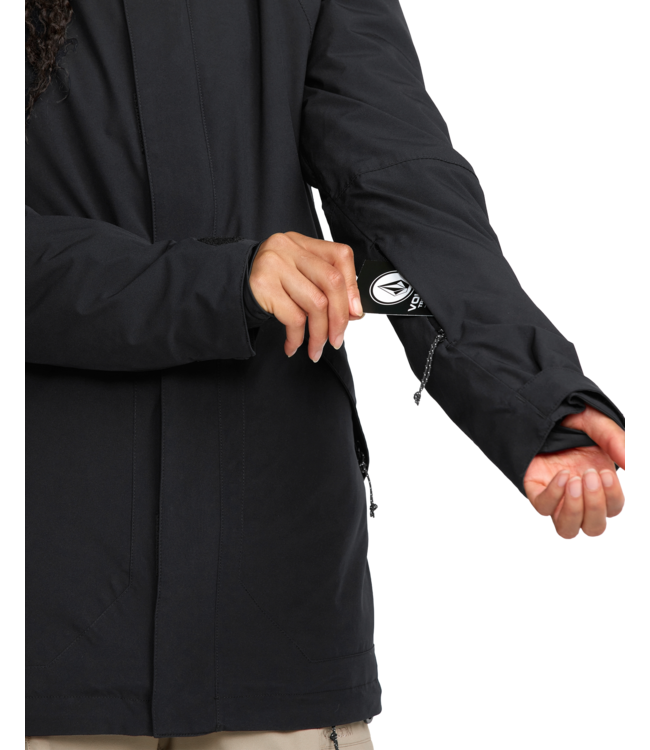 VOLCOM WOMENS SHELTER 20K 3D STRETCH JACKET BLACK 2026