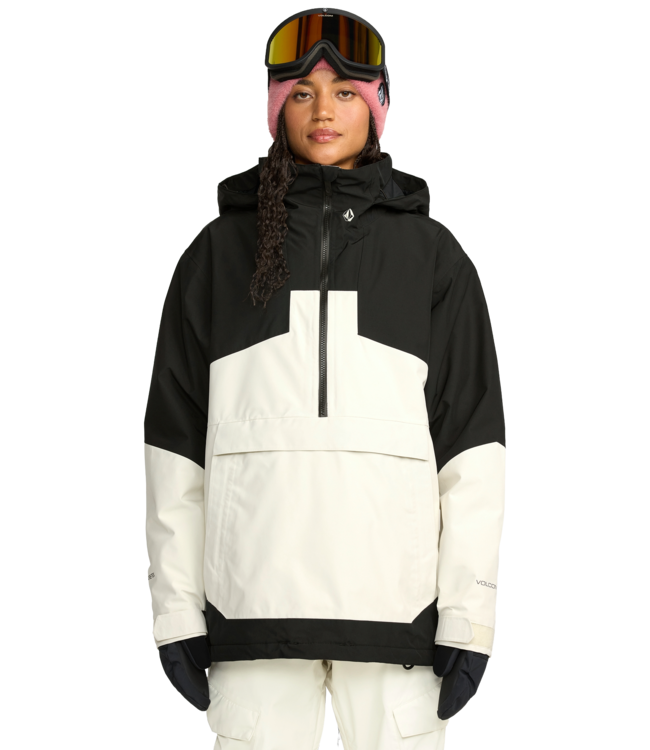 VOLCOM WOMENS FERN INSULATED GORE PULLOVER JACKET BONE 2026