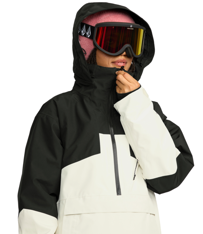 VOLCOM WOMENS FERN INSULATED GORE PULLOVER JACKET BONE 2026