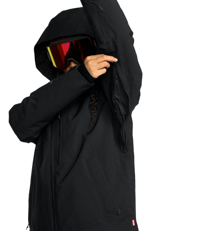 VOLCOM WOMENS 3D STRETCH GORE JACKET BLACK 2026