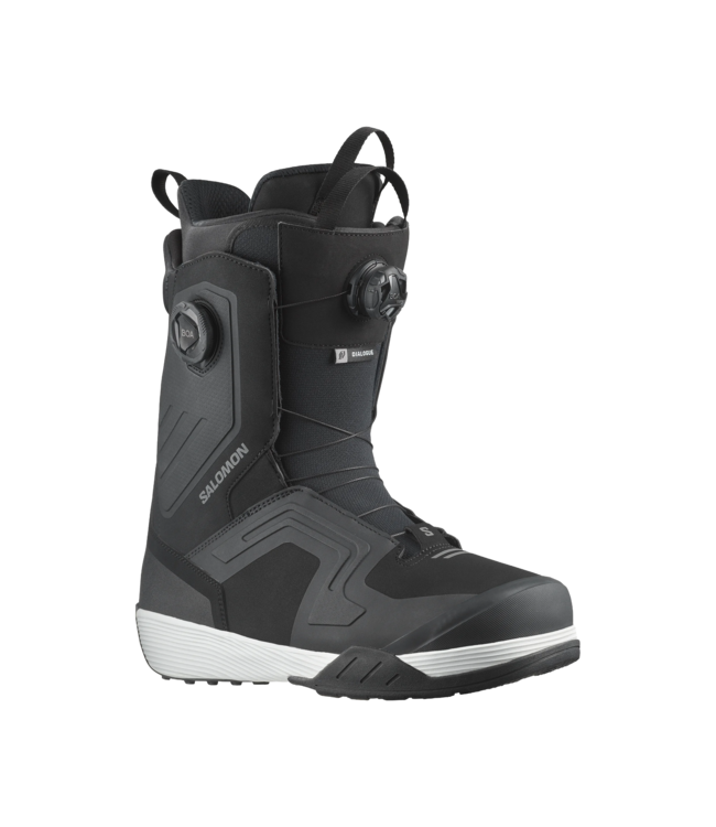 SALOMON DIALOGUE DUAL BOA BOOTS BLACK/BLACK/WHITE 2026