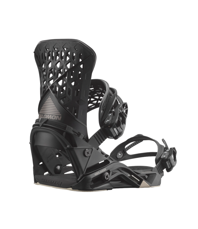 SALOMON HIGHLANDER SNOWBOARD BINDINGS BLACK 2026