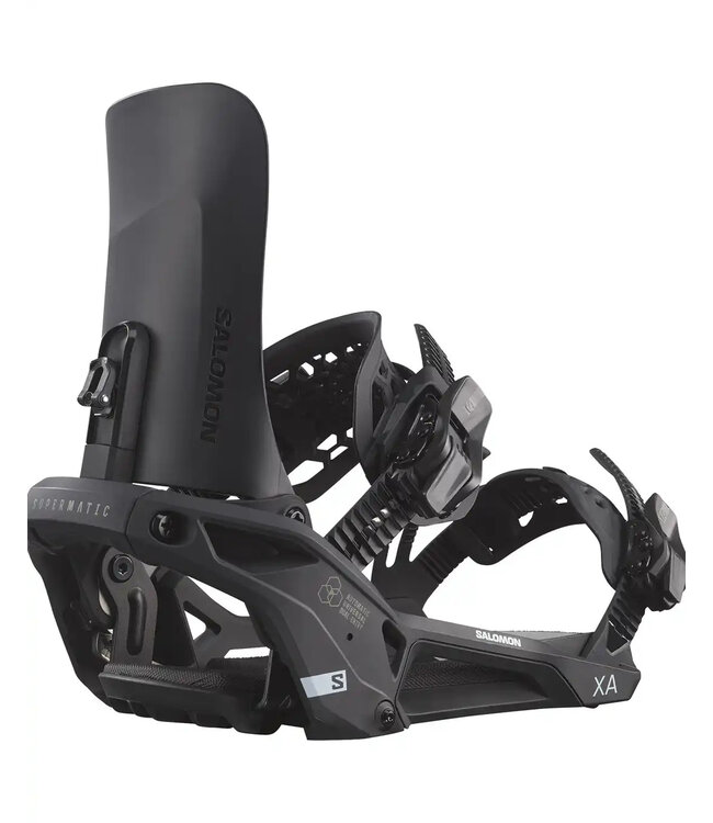 SALOMON XA SUPERMATIC SNOWBOARD BINDINGS BLACK 2026