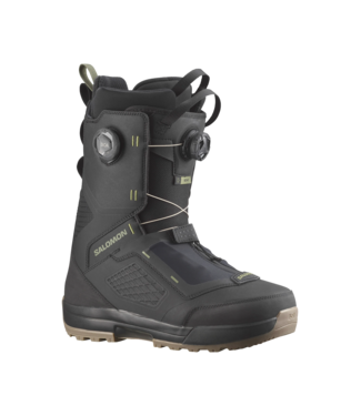 SALOMON SALOMON ECHO DUAL BOA BOOTS BLACK/BLACK/DEEP LICHEN GREEN 2026