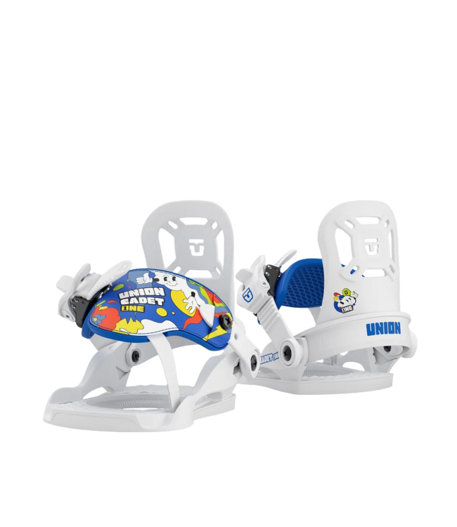 UNION YOUTH CADET ONE SNOWBOARD BINDINGS WHITE 2026