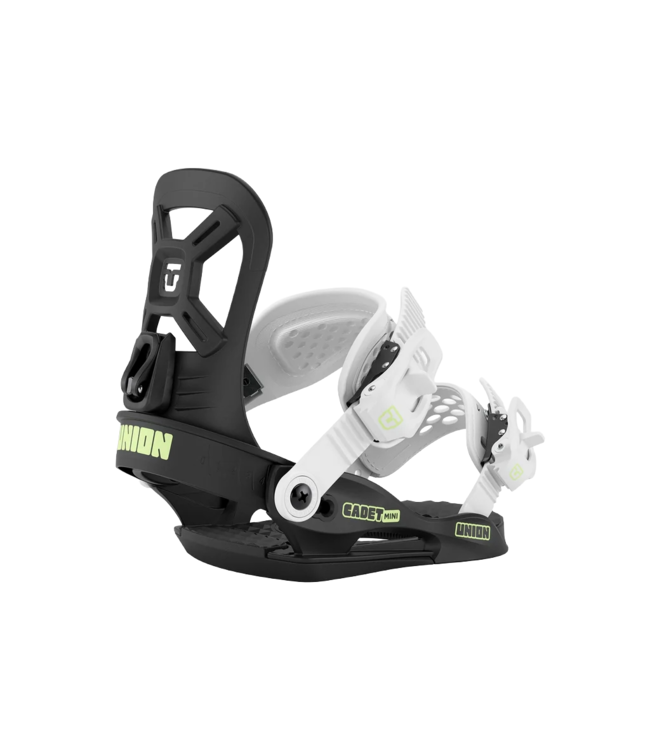 UNION YOUTH CADET MINI SNOWBOARD BINDINGS BLACK 2026
