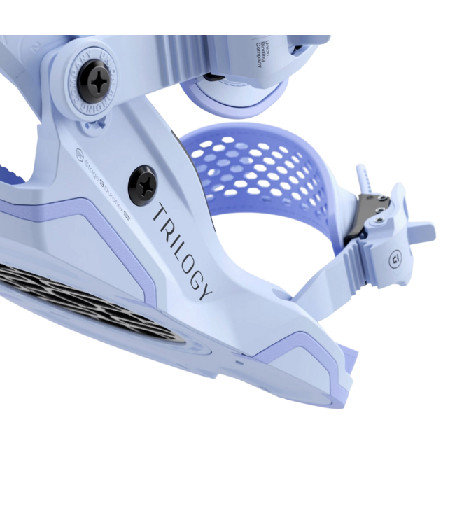 UNION WOMENS TRILOGY SNOWBOARD BINDINGS LIGHT BLUE 2026