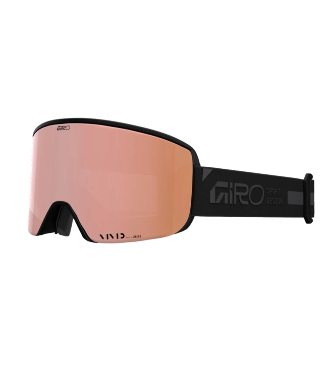 GIRO WOMENS ELLA GOGGLE BLACK RAILS w/ VIVID ROSE GOLD + VIVID INFRARED 2026