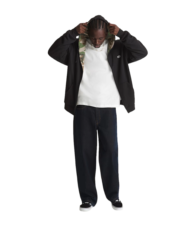 VANS MENS  DOVER THERMAL LINED FULL ZIP HOODIE BLACK 2026