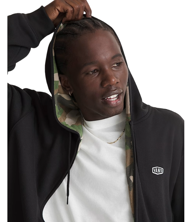 VANS MENS  DOVER THERMAL LINED FULL ZIP HOODIE BLACK 2026