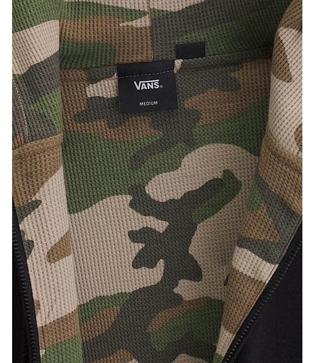 VANS MENS  DOVER THERMAL LINED FULL ZIP HOODIE BLACK 2026