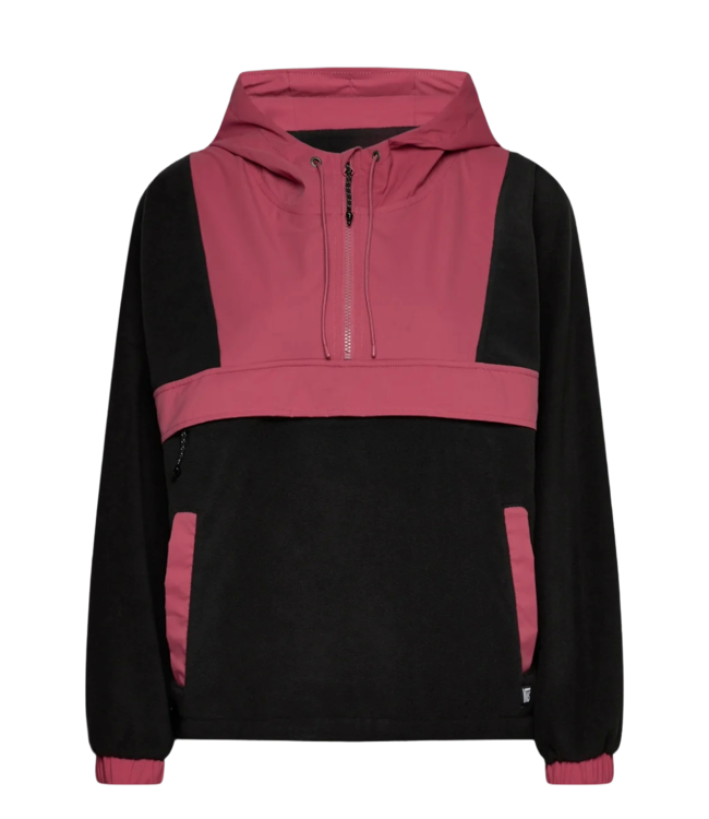 VANS WOMENS MTE KENNETT POLAR FLEECE HALF ZIP HOODIE MAUVE 2026