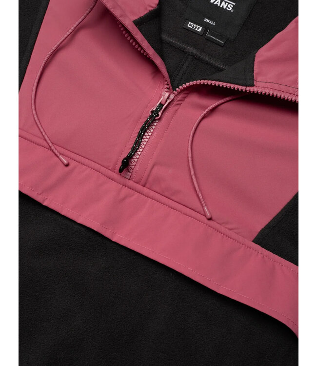 VANS WOMENS MTE KENNETT POLAR FLEECE HALF ZIP HOODIE MAUVE 2026