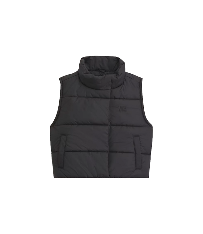 VANS WOMENS MTE HILLGATE CROPPED VEST BLACK 2026
