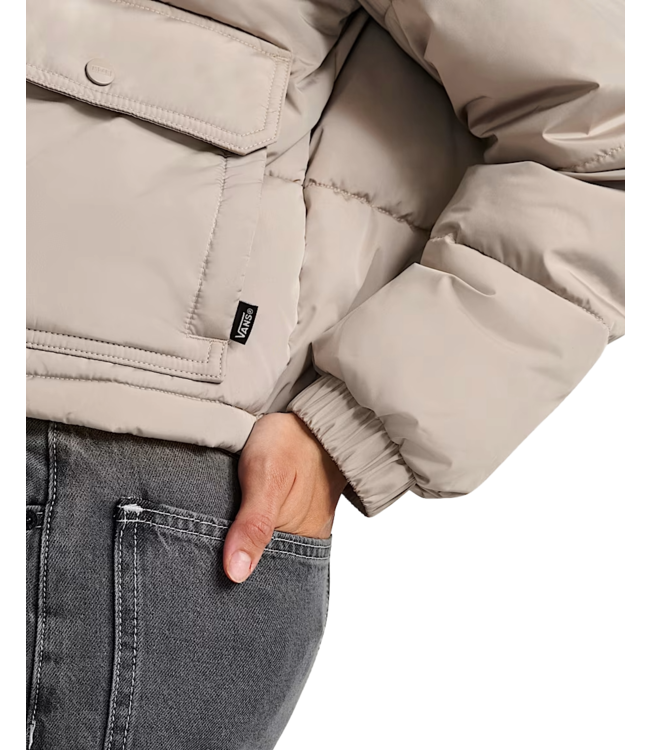 VANS WOMENS MTE AUBREY PRIMALOFT PUFFER JACKET MUSHROOM 2026