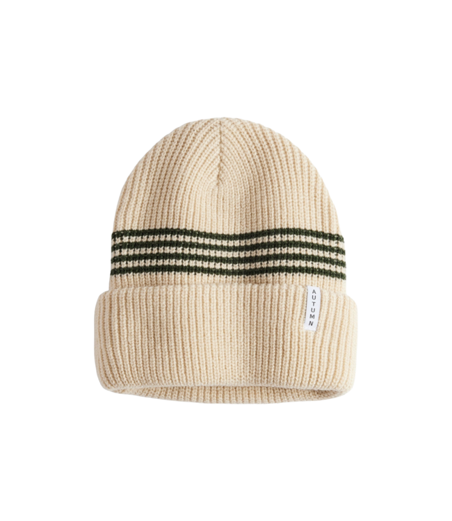 AUTUMN YOUTH MINI STRIPE BEANIE OATMILK 2026