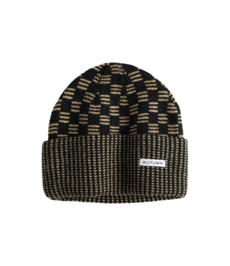 AUTUMN AUTUMN SQUARED BEANIE BLACK 2026